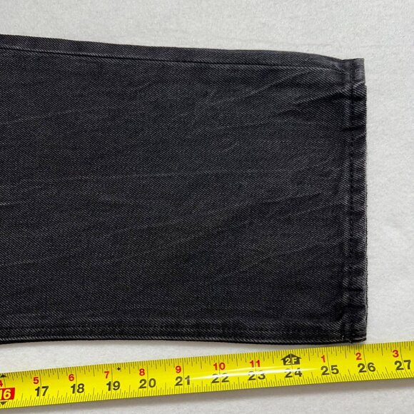 Old Navy Women's Slouchy Straight Distressed High Rise Black Jeans Size 16 NWT - Picture 12 of 12